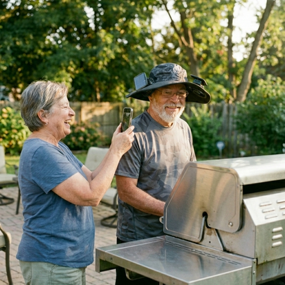 Solar Cooling Fan Hat
