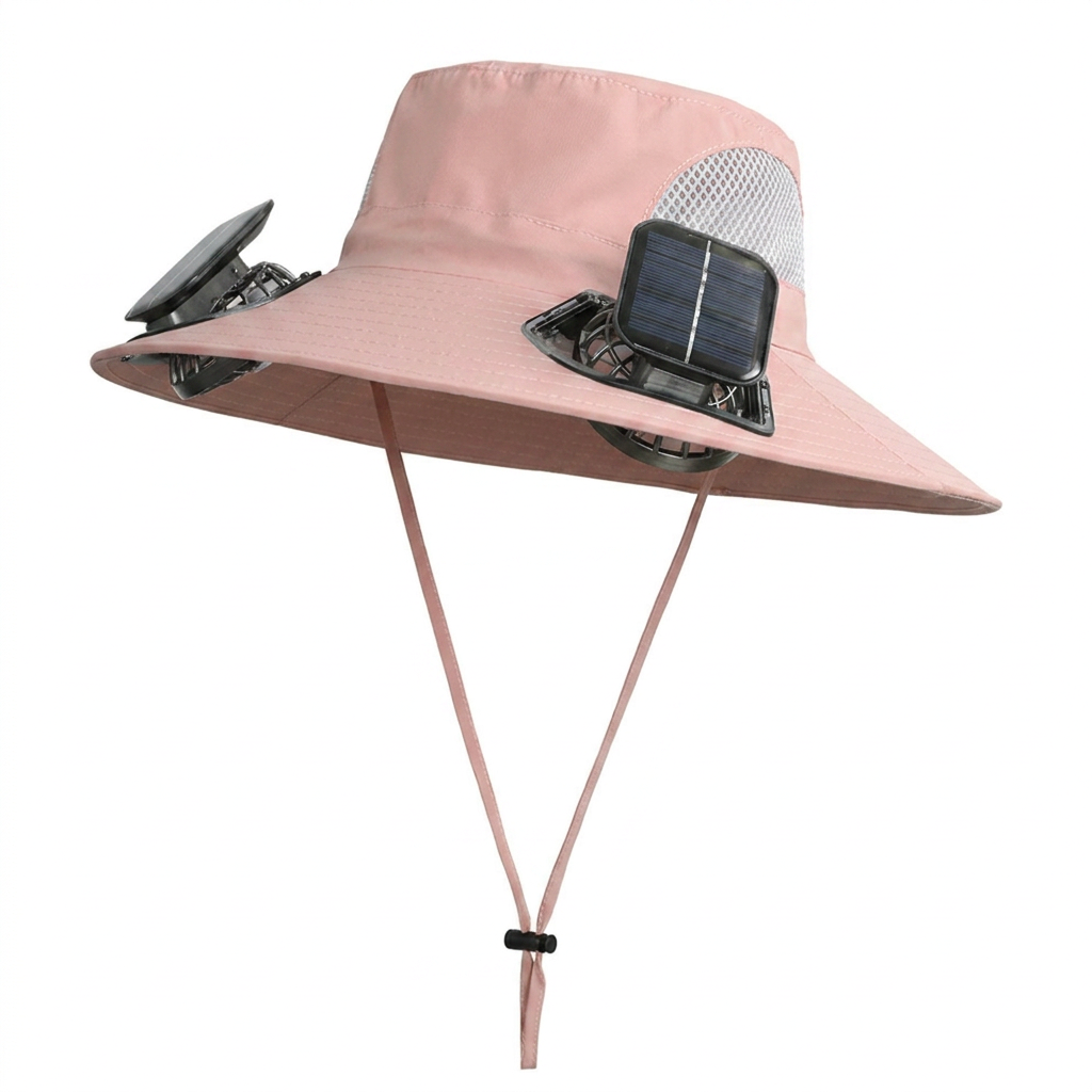 Solar Cooling Fan Hat