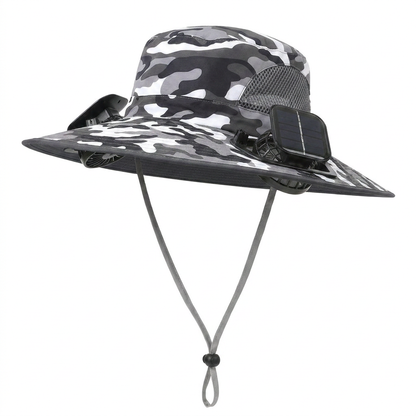 Solar Cooling Fan Hat