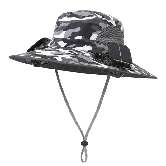 Solar Cooling Fan Hat