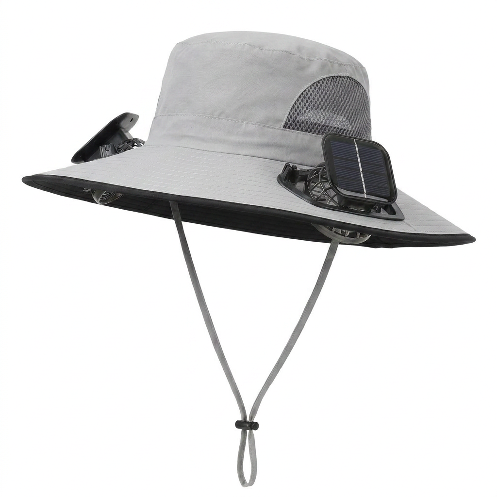 Solar Cooling Fan Hat