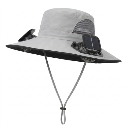 Solar Cooling Fan Hat